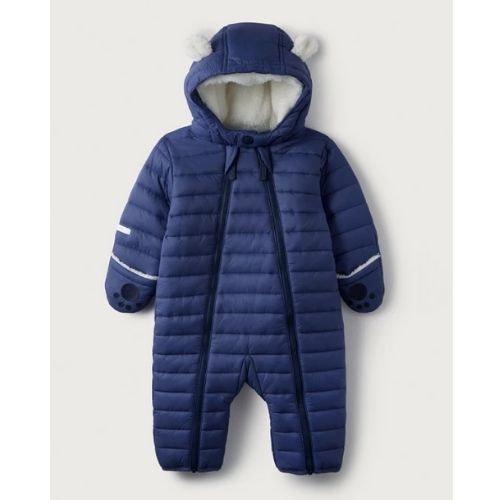 Blue Quilted Pramsuit