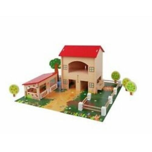Chad Valley Wooden Farm - 40 Piece