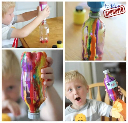Mess-Free-Pour-Paint-Rockets