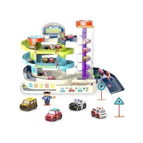 Techextra Car Track Set 3 Level Racetrack