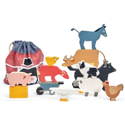 Tender Leaf Toys Stacking Farmyard