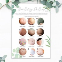 Baby Shower Beer Belly or Bump Game