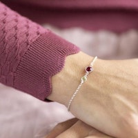 birth stone bracelet
