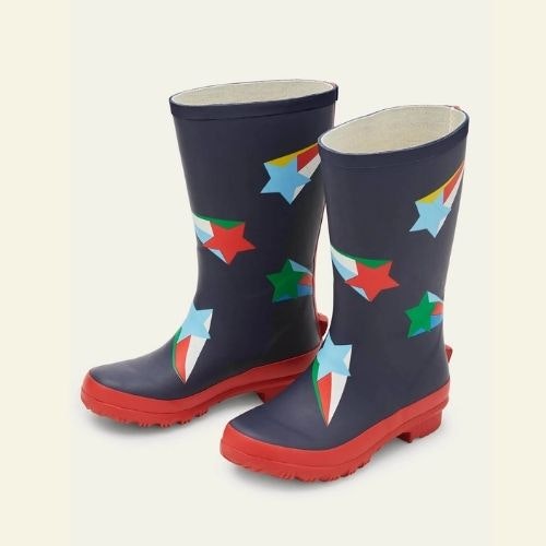 Wellies - College Navy Stars - Boden