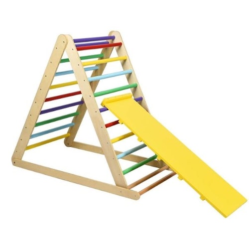 Costway Wooden Climbing Ladder