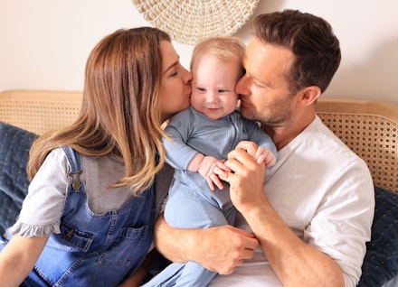 Harry-Judd-wife-Izzy-Judd-and-baby-Lockie Harry Judd with wife Izzy Judd and son, baby Lockie