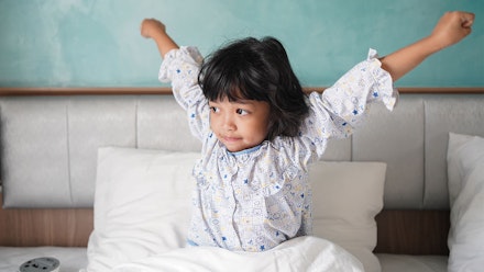little-girl-waking-up
