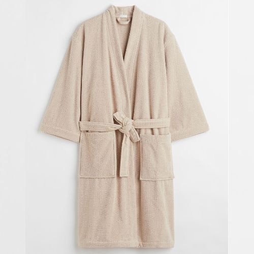 Terry dressing gown