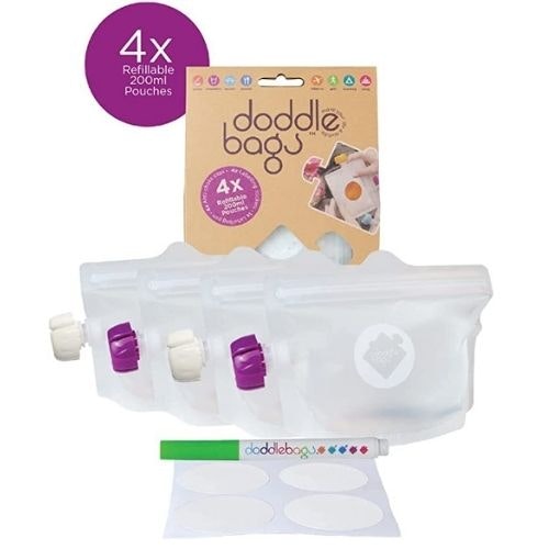 DoddleBags Eco Reusable Squeeze Pouches