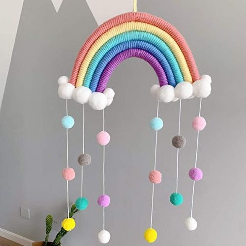 Macrame Rainbow Wall Hanging