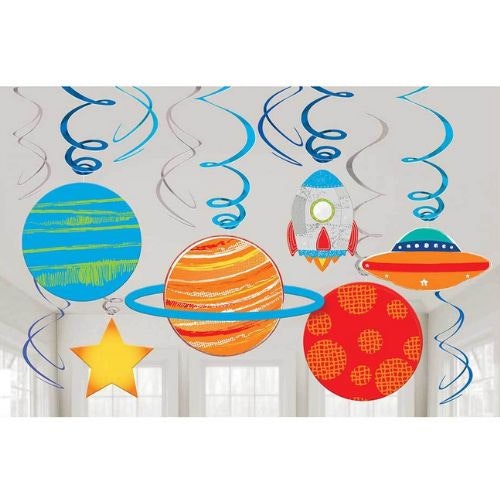 Blast Off! - Planet Hanging Decorations