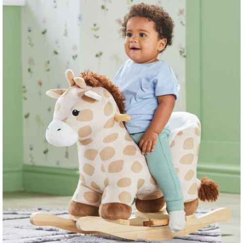Giraffe Wooden Animal Rocker
