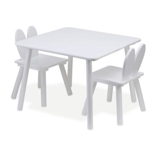 Kids' Wooden Table and Chairs Set