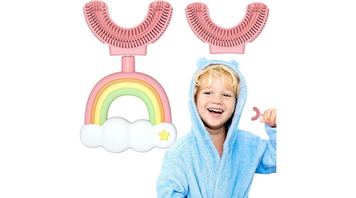 Runmeihe® Kids U Shaped Toothbrush
