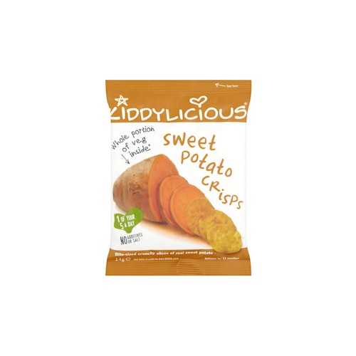 Kiddylicious Sweet Potato Crisps, £0.70