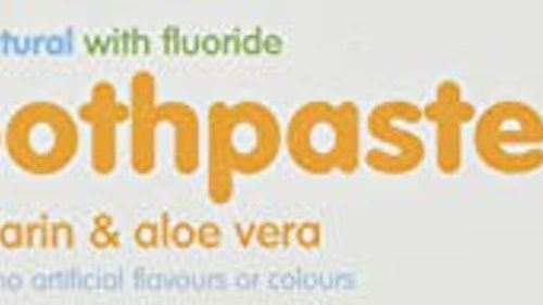 Organic Children Mandarin and Aloe Vera Fluoride Toothpaste