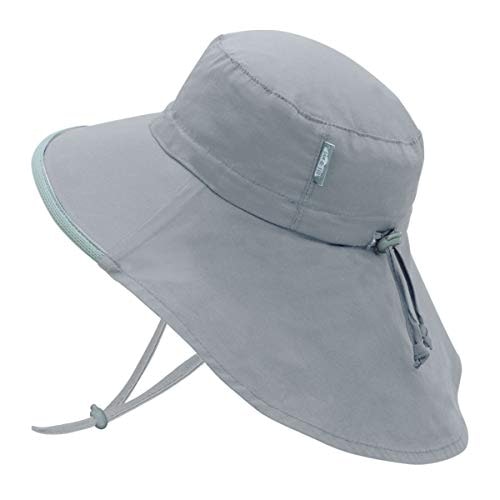 JAN u0026amp; JUL GRO-with-Me Cotton Adventure Hat | 50+ UPF Adjustable Toddler Sun Hat for Baby and Kids