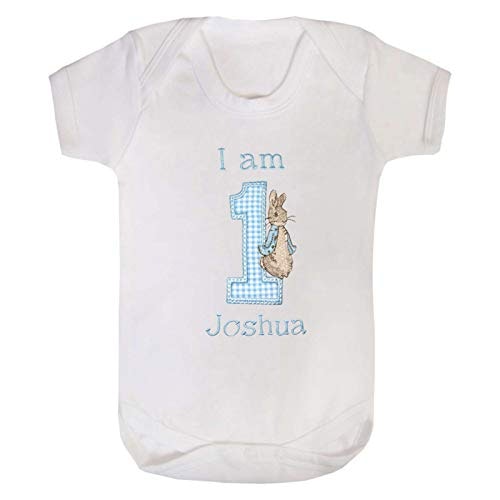 Peter Rabbit personalised 1st birthday vest