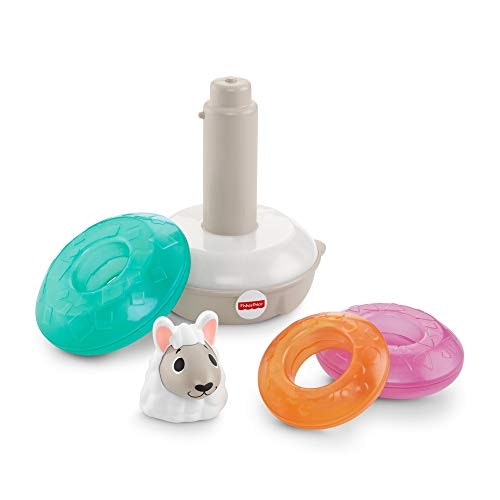 Fisher-Price Linkimals Lights u0026amp; Colours Llama Stacking Toy