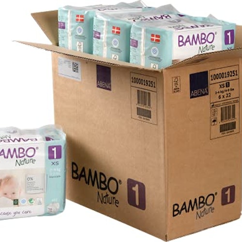 Bambo Nature Premium Eco Nappies, New Born