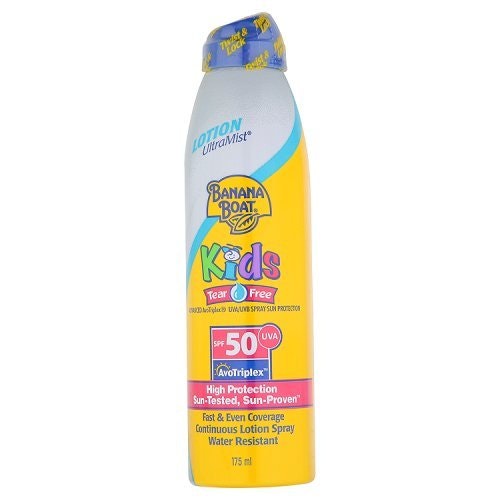 Banana Boat Kids Sun Cream UltraMist Clear Spray Protection SPF 50