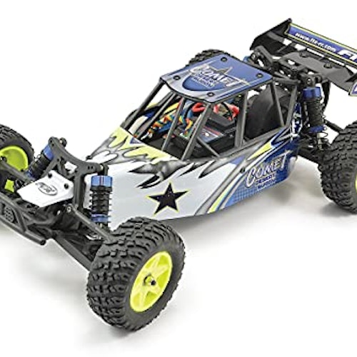 FTX FTX5519 Comet 1/12 Brushed Desert Cage Buggy Cars RC, Blue/Yellow/White