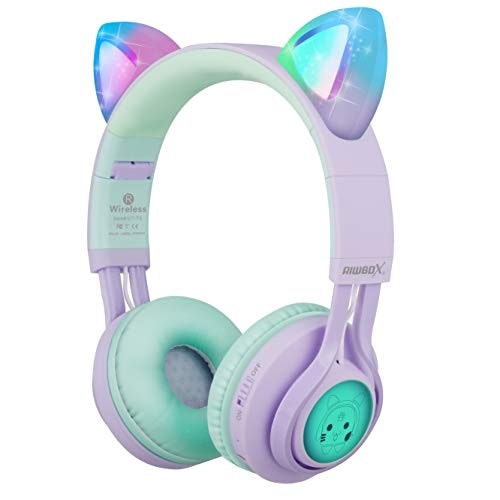 Riwbox CT-7S Cat Ear Bluetooth Headphones