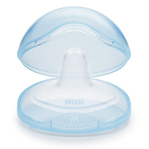 NUK Silicone Nipple Shields with Storage Box, Pack of 2