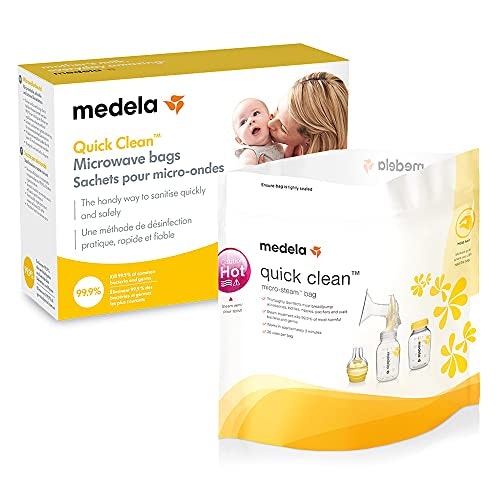 Medela Quick Clean Micro-Steam Sterilisation Bags x5