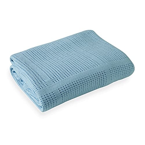 Clair de Lune Cotton Cellular Baby Blanket