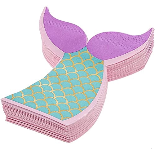 Mermaid Tail Party Napkins