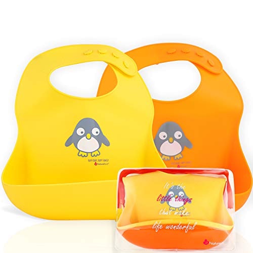NatureBond Waterproof Silicone Baby Bibs