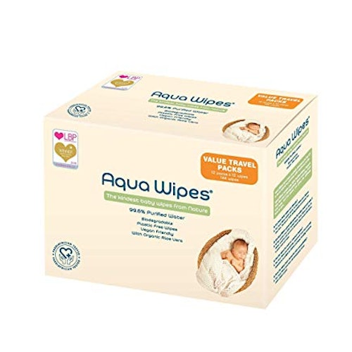 Aqua Wipes Baby Wipes (144 Wipes)