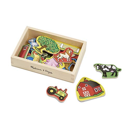 Melissa u0026amp; Doug 19279 Wooden Farm Magnets