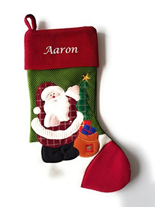 Hoolaroo Personalised Deluxe Santa Stocking