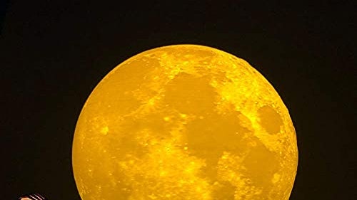 3D Printed Moon Lamp LED Night Light