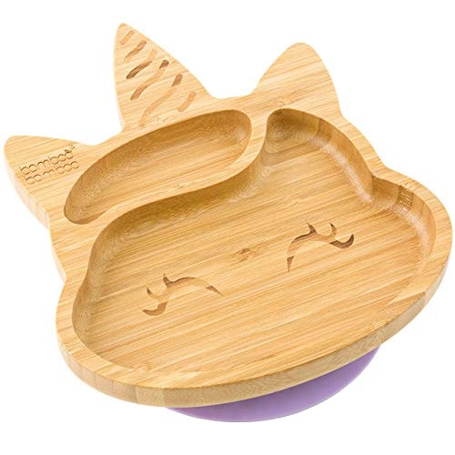 Bamboo Bamboo u00ae Baby Toddler Unicorn Suction Plate