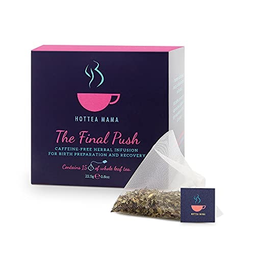 HotTea Mama The Final Push Pregnancy Tea of Raspberry Leaves and Peppermint