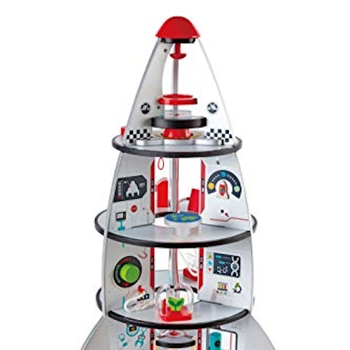 Hape Four-Stage Wooden Rocket Ship