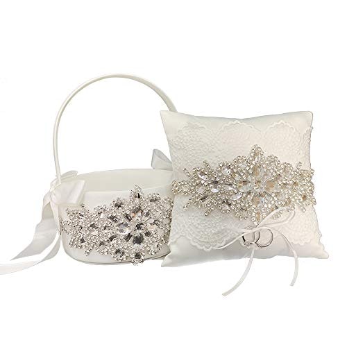 Beaded Basket with Pillow