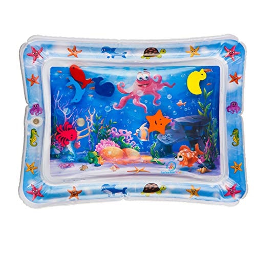 Splashinu0026#039;kids Inflatable Tummy Time Premium Water mat