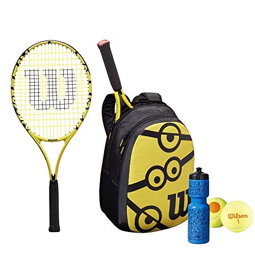 Wilson Minions 25u0026#039; Tennis Racket Set