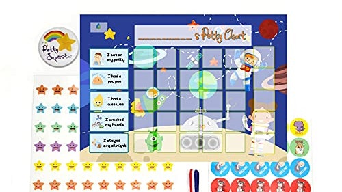 Outer Space Potty Training Reward Chart