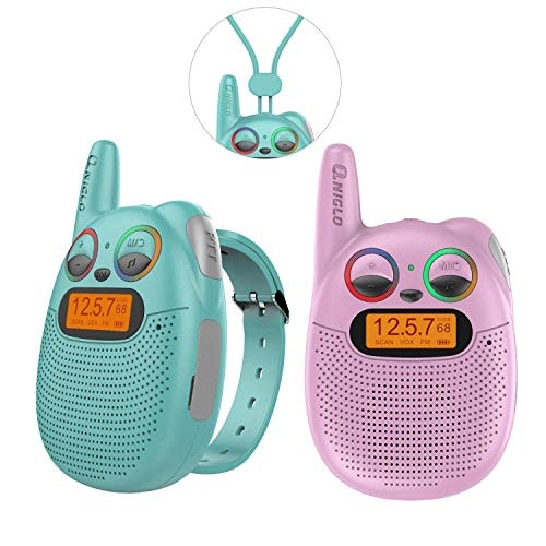 QNIGLO Rechargeable Kids Walkie-Talkies