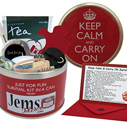 Keep Calm u0026amp; Carry On Survival Kit In A Can