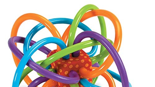 The best baby teething toy: Manhattan Toy Winkel Rattle and Sensory Teether Toy
