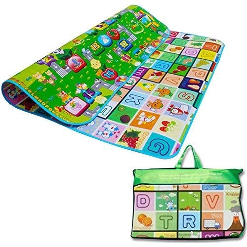 Denny International u00ae Kids Crawling Educational 2 Side Play Mat