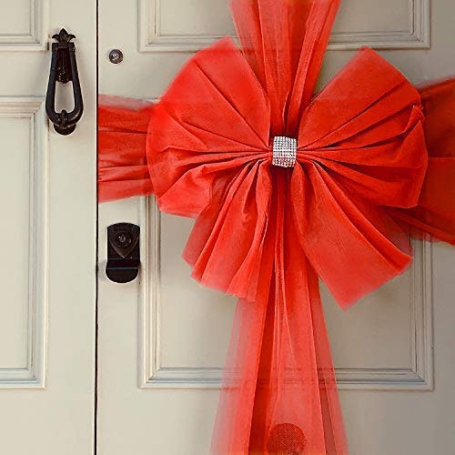 Large Christmas Door Window Bow
