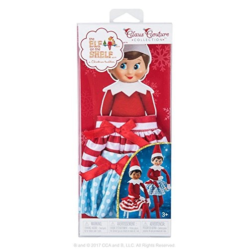 The Elf on the Shelf Twirling in the Snow Skirts