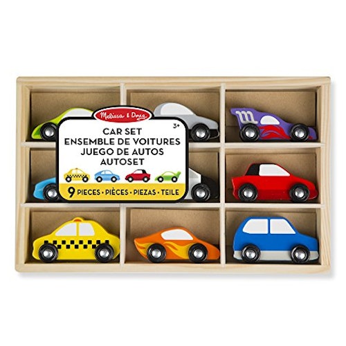 Melissa u0026amp; Doug Wooden Cars Vehicle Set